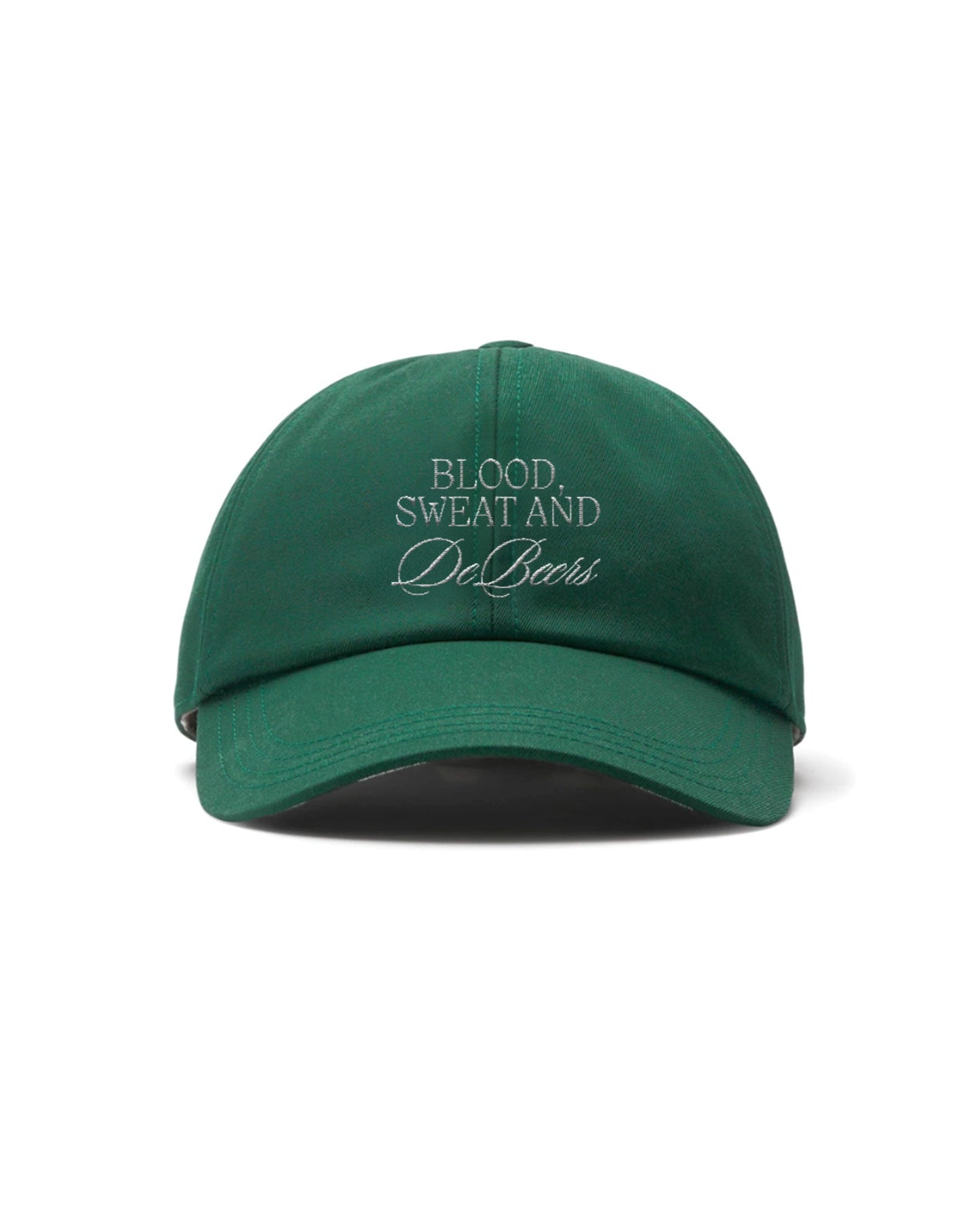 'Blood, sweat & DeBeers' cap