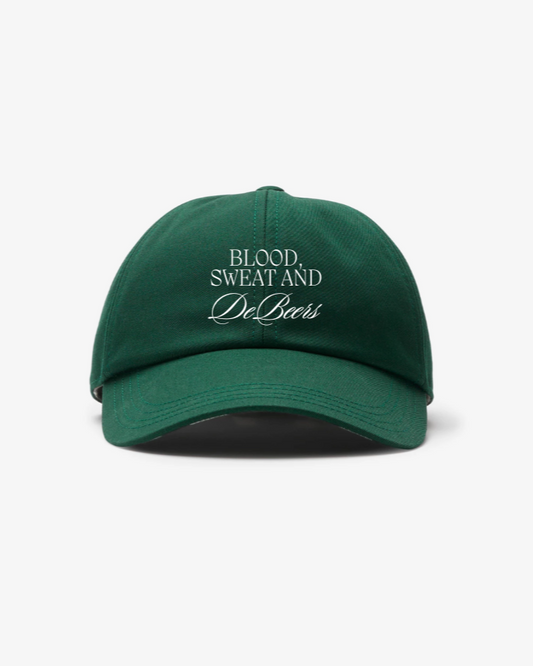 'Blood, sweat & DeBeers' cap